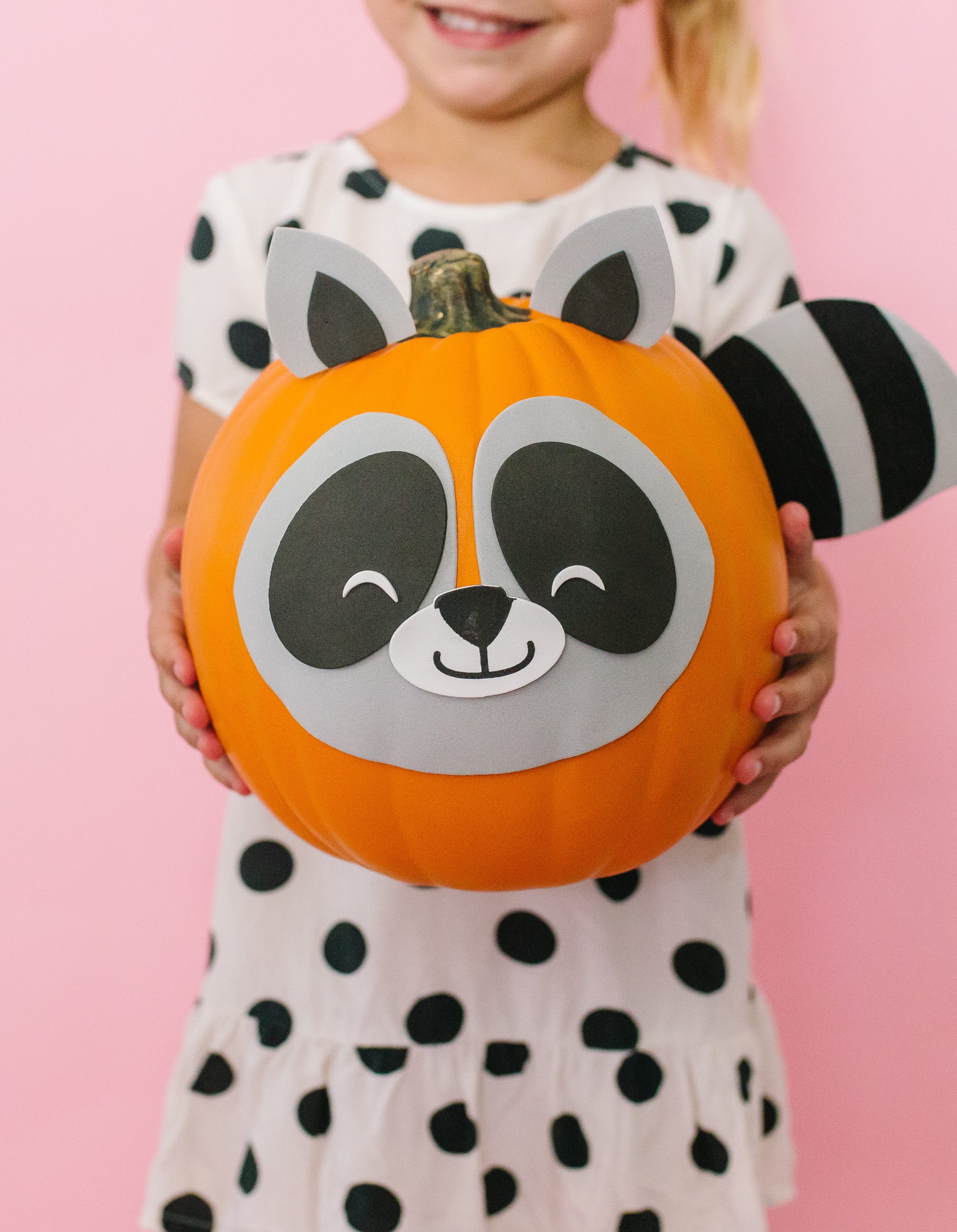 Halloween Crafts: 7 Easy No Carve Pumpkin Ideas + a tutorial featured by Top US Craft Blog + The Pretty Life Girls: Woodland Creature Pumpkins