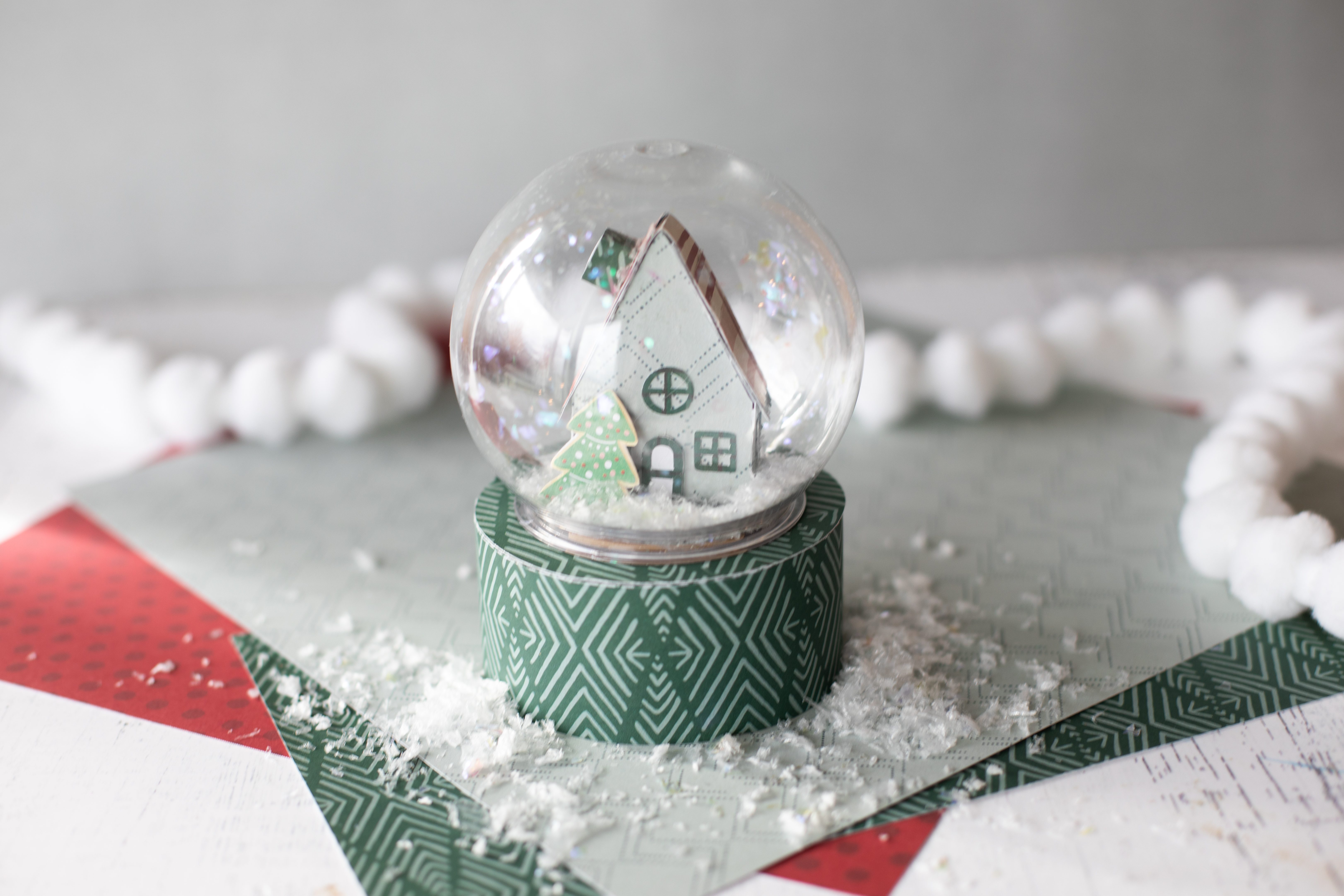 Christmas Washi Tape - Snowglobe