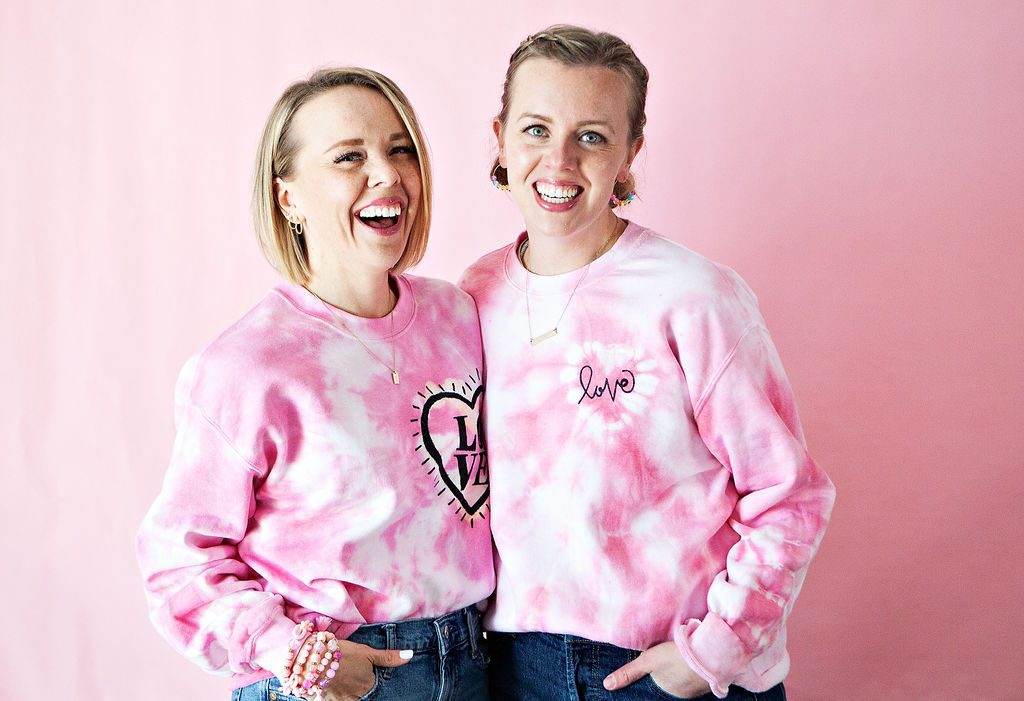 Valentine's Day Craft: How to Do a Heart Tie Dye Sweatshirt | The ...