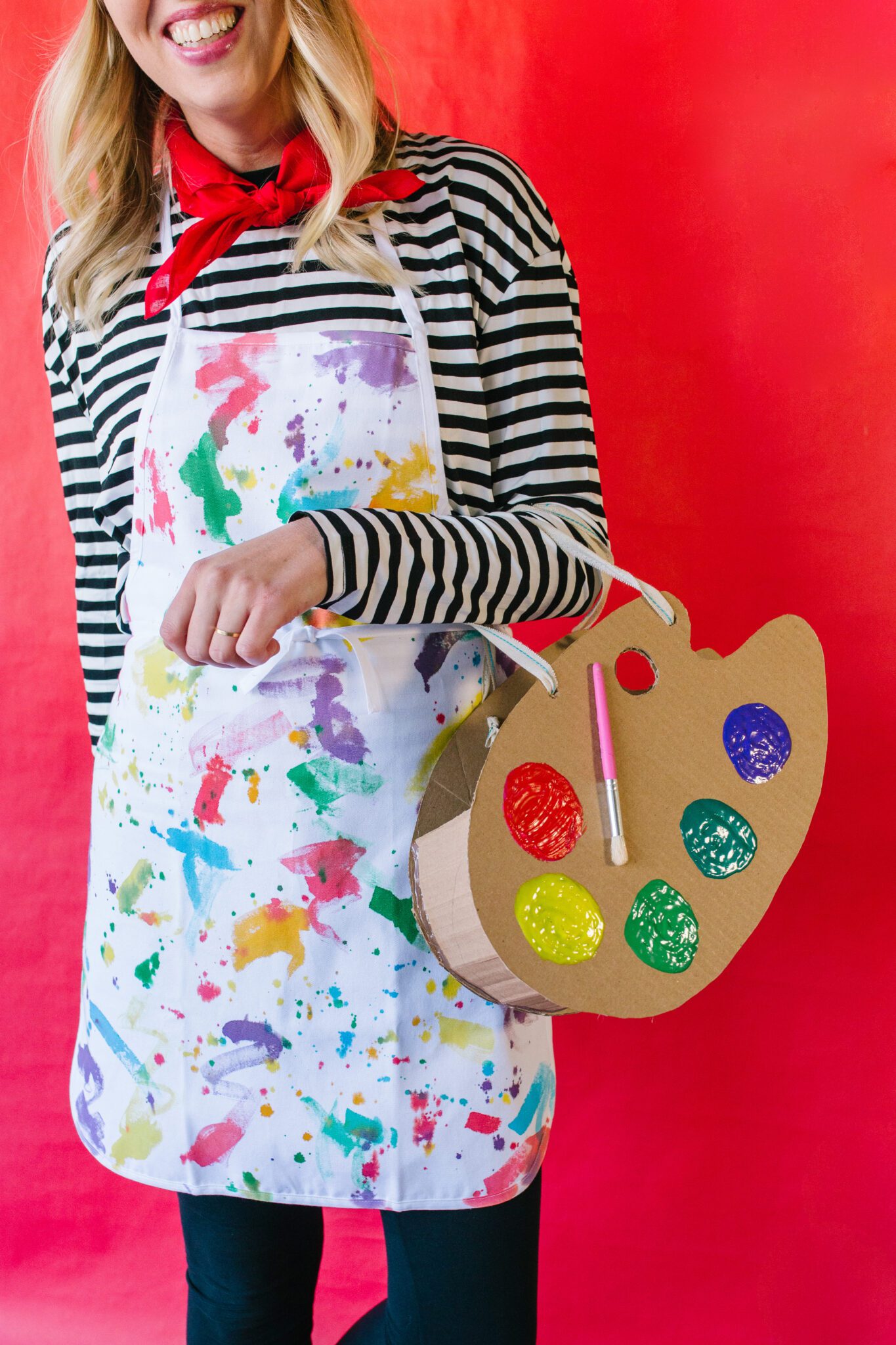 DIY Halloween Costumes: DIY Artist Costume | The Pretty Life Girls