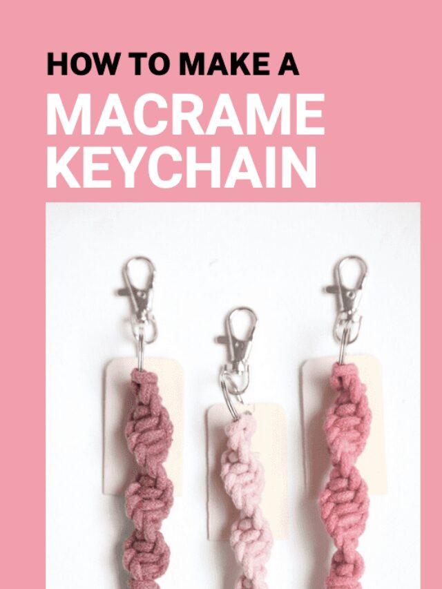 DIY Macrame Keychain (Step-by-Step Tutorial) - Craftsy Hacks